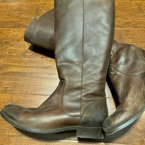 Frye calf high boots size 8.5